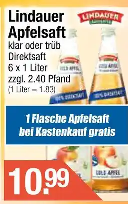 Getränke City Lindauer apfelsaft Angebot