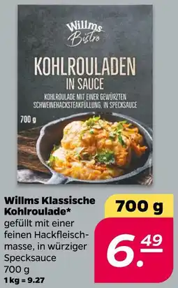 NETTO Willms bistro klassische kohlroulade Angebot