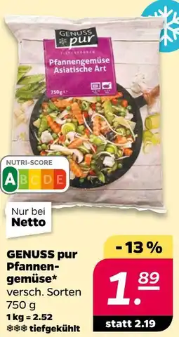 NETTO Genuss pur pfannengemüse Angebot