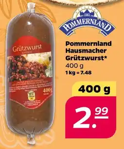 NETTO Pommernland hausmacher grützwurst Angebot