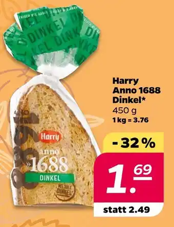 NETTO Harry anno 1688 dinkel Angebot