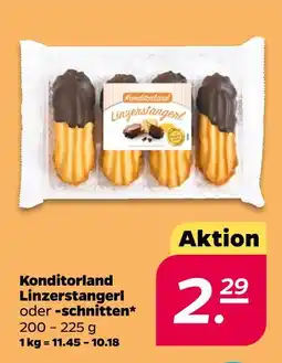 NETTO Konditorland linzerstangerl oder -schnitten Angebot