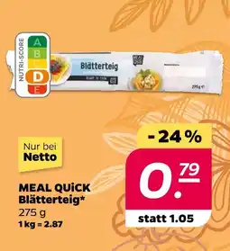 NETTO Meal quick blätterteig Angebot