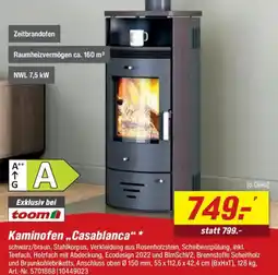 toom Baumarkt Kaminofen ,,Casablanca" Angebot