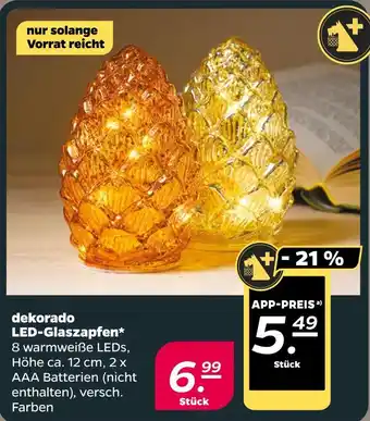 NETTO Dekorado led-glaszapfen Angebot