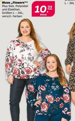 NETTO Bluse „flowers“ Angebot