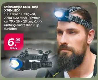 NETTO Stirnlampe cob- und xpe-led Angebot