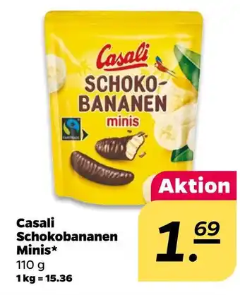 Netto Casali schokobananen minis Angebot