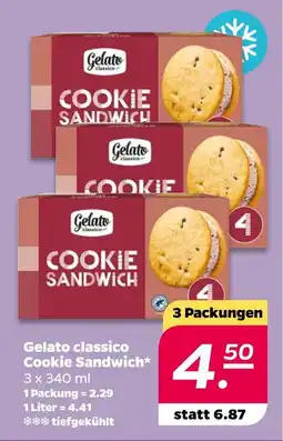 NETTO Gelato classico cookie sandwich Angebot