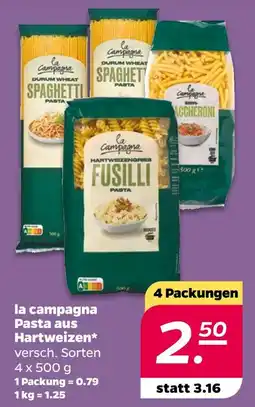 NETTO La campagna pasta aus hartweizen Angebot