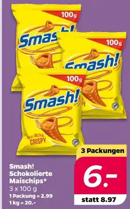 NETTO Smash! schokolierte maischips Angebot