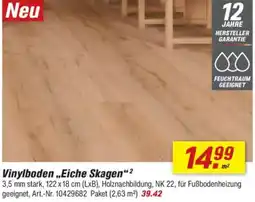 toom Baumarkt Vinylboden ,,Eiche Skagen" Angebot