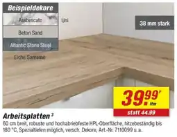 toom Baumarkt Arbeitsplatten Angebot