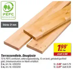 toom Baumarkt Terrassendiele, Douglasie Angebot