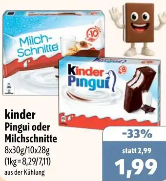Aktiv Irma kinder Pingui oder Milchschnitte Angebot