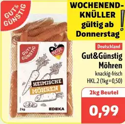 Aktiv Irma Gut&Günstig Möhren Angebot