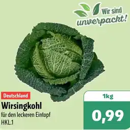 Aktiv Irma Deutschland Wirsingkohl Angebot