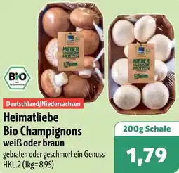 Aktiv Irma Heimatliebe Bio Champignons weiß oder braun Angebot