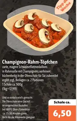 Aktiv Irma Champignon Rahm-Töpfchen Angebot