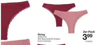 Zeeman String 2er-Pack Angebot