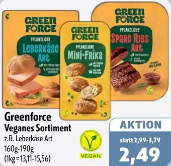 Aktiv Irma Greenforce Veganes Sortiment Angebot
