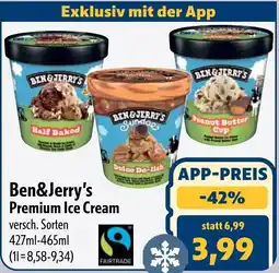 Aktiv Irma Ben&Jerry's Premium Ice Cream Angebot