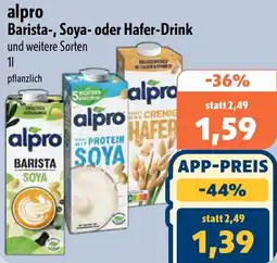 Aktiv Irma alpro Barista-, Soya- oder Hafer-Drink Angebot