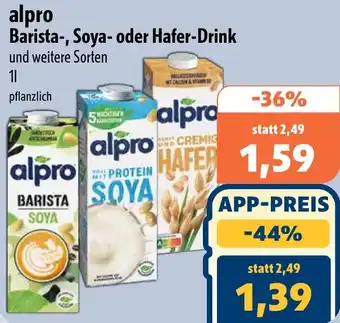 Aktiv Irma alpro Barista-, Soya- oder Hafer-Drink Angebot