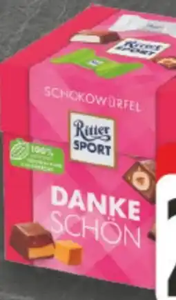 Edeka Ritter Sport Schokowürfel Danke Schön Angebot