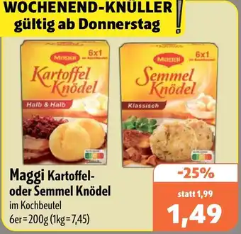 Aktiv Irma Maggi Kartoffel oder Semmel Knödel Angebot