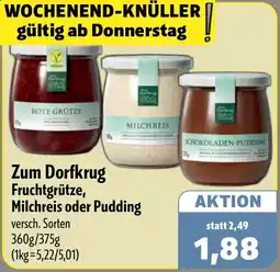 Aktiv Irma Zum Dorfkrug Fruchtgrütze, Milchreis oder Pudding Angebot