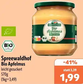 Aktiv Irma Spreewaldhof Bio Apfelmus Angebot