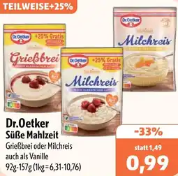Aktiv Irma Dr.Oetker Süße Mahlzeit Angebot