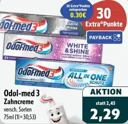 Aktiv Irma Odol-med 3 Zahncreme Angebot
