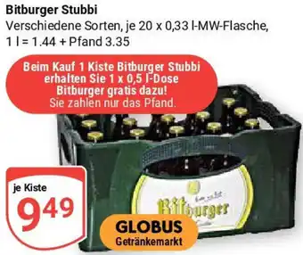 Globus Bitburger Stubbi Angebot