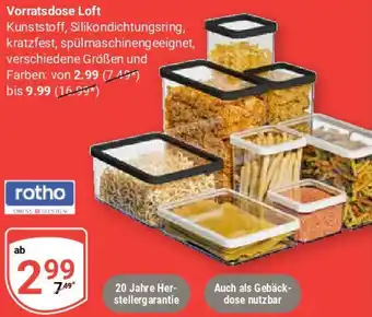 Globus Rotho Vorratsdose Loft Angebot