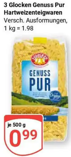 Globus 3 Glocken Genuss Pur Hartweizenteigwaren Angebot