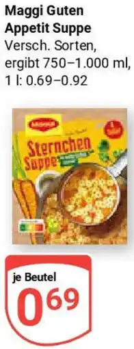 Globus Maggi Guten Appetit Suppe Angebot