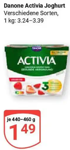 Globus Danone Activia Joghurt Angebot