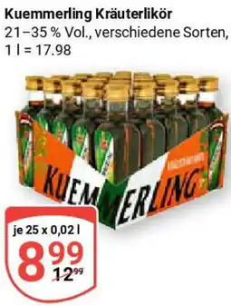 Globus Kuemmerling Kräuterlikör Angebot