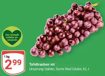 Globus Tafeltrauben rot Angebot