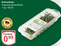 Globus Bohnenkraut Angebot