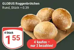 Globus GLOBUS Roggenbrötchen Angebot