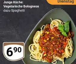 Globus Junge Küche: Vegetarische Bolognese Angebot