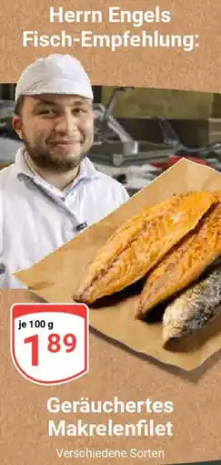 Globus Geräuchertes Makrelenfilet Angebot