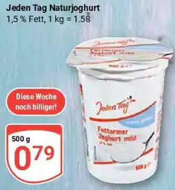 Globus Jeden Tag Naturjoghurt Angebot