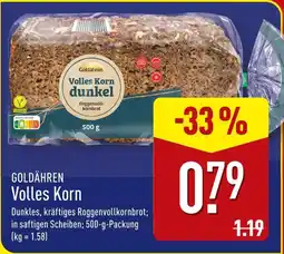 Aldi Nord Goldähren volles korn dunkel Angebot