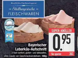 E-Center Bayerischer Leberkäs-Aufschnitt Angebot