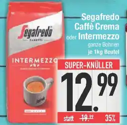 E-Center Segafredo Caffè Crema oder Intermezzo Angebot