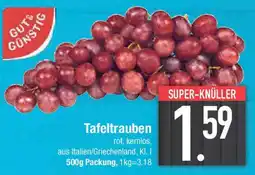 E-Center GUT&GÜNSTIG Tafeltrauben Angebot